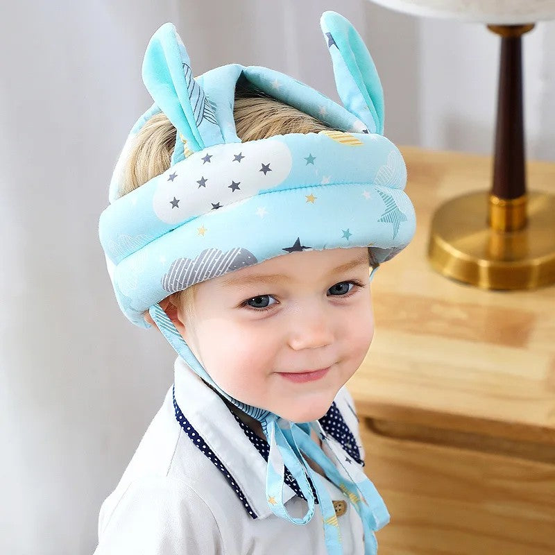 Baby Head Protector Hat – Adjustable Soft Helmet for Toddlers & Infants – Breathable Anti-Shock Safety Cap