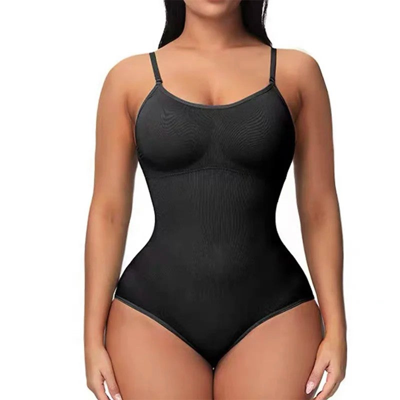OWEQ Women Bodysuit Tummy Control Shapewear  High Compression Elastic Body Shaper, Seamless Sculpting Underwear for Smooth Look & Comfort