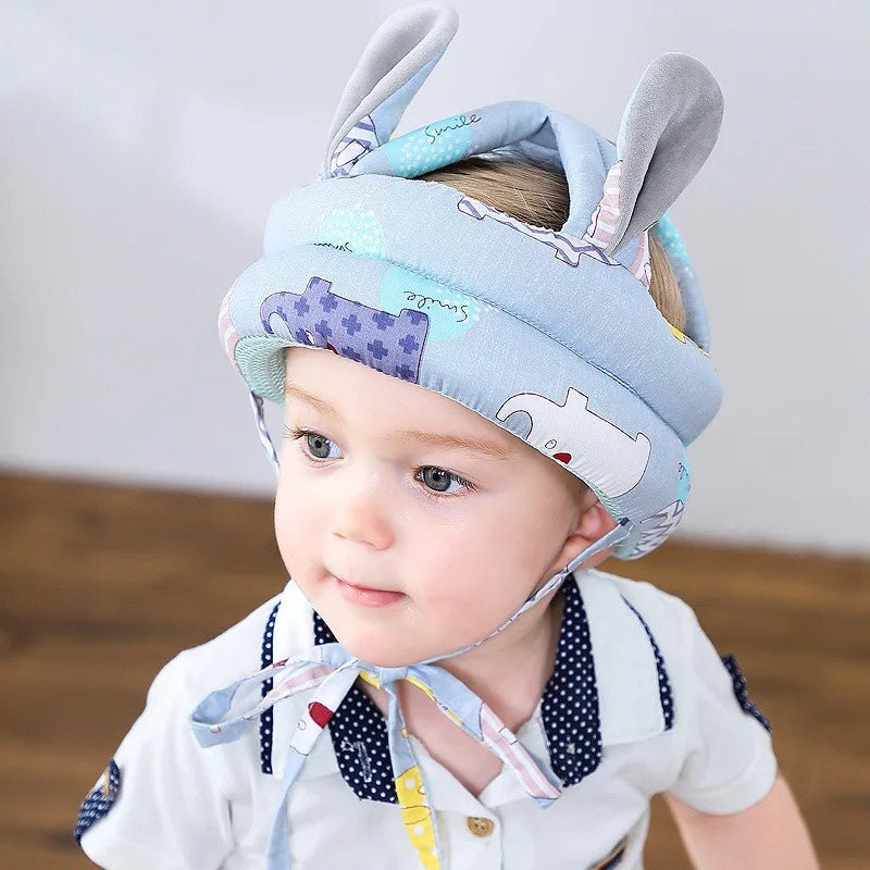Baby Head Protector Hat – Adjustable Soft Helmet for Toddlers & Infants – Breathable Anti-Shock Safety Cap