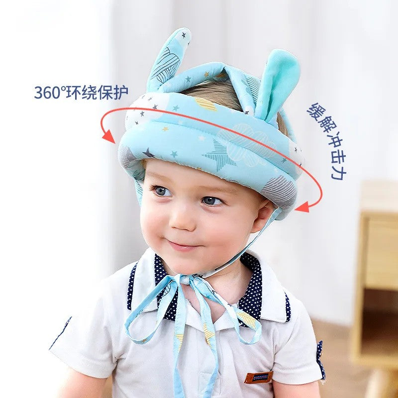Baby Head Protector Hat – Adjustable Soft Helmet for Toddlers & Infants – Breathable Anti-Shock Safety Cap