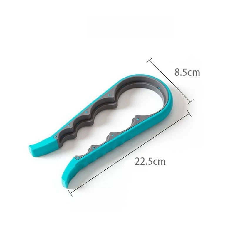 4-in-1 Jar Opener Wrench – Easy-Grip Bottle & Can Opener – Arthritis-Friendly Kitchen Tool for Stubborn Lids