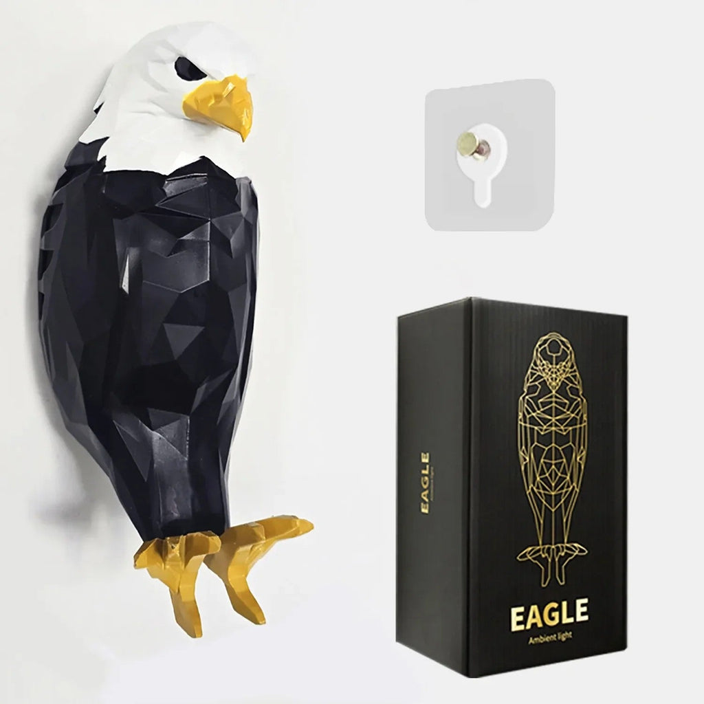3D Eagle Wall Lamp – Animal Shape Projector Light for Halloween & Christmas – Modern Shadow Atmosphere Lighting for Home Decor