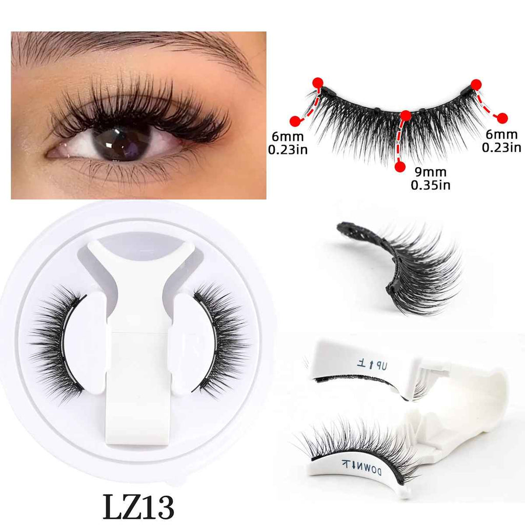 LASHVIEW Magnetic Eyelashes Kit – Reusable, No Glue, Natural Look | Easy Applicator
