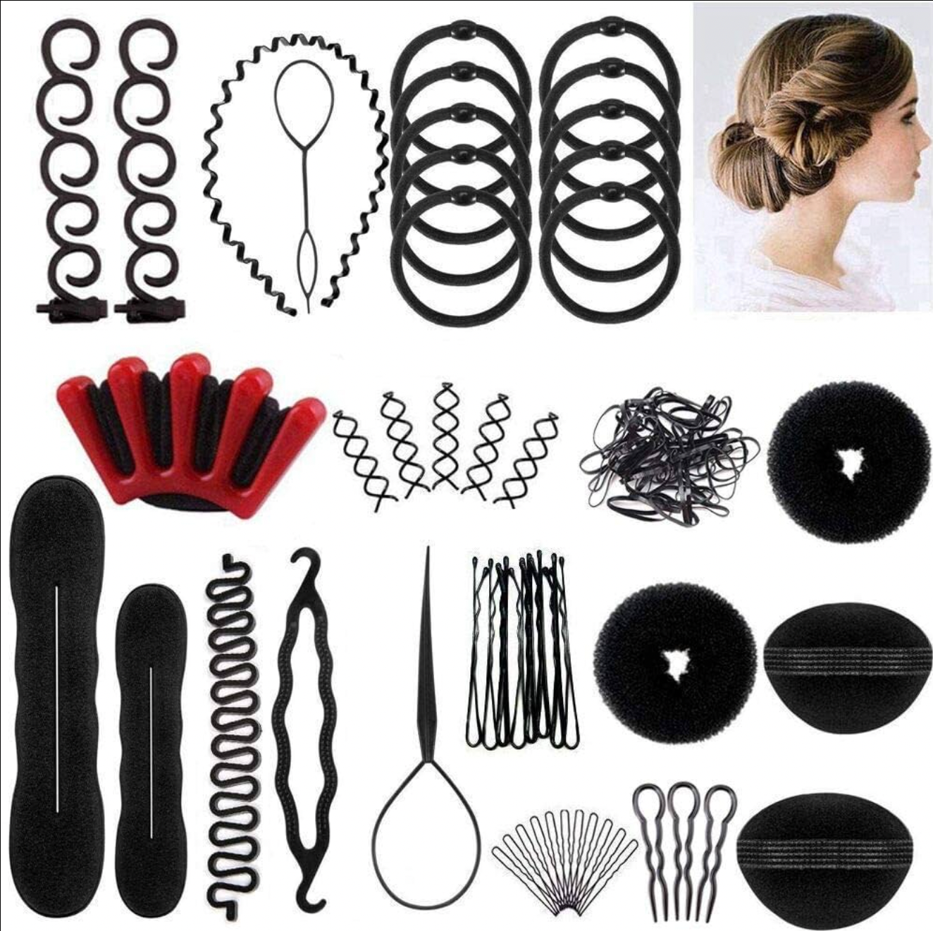 HAU “5‑in‑1” Hot Hair Styling Tool Set