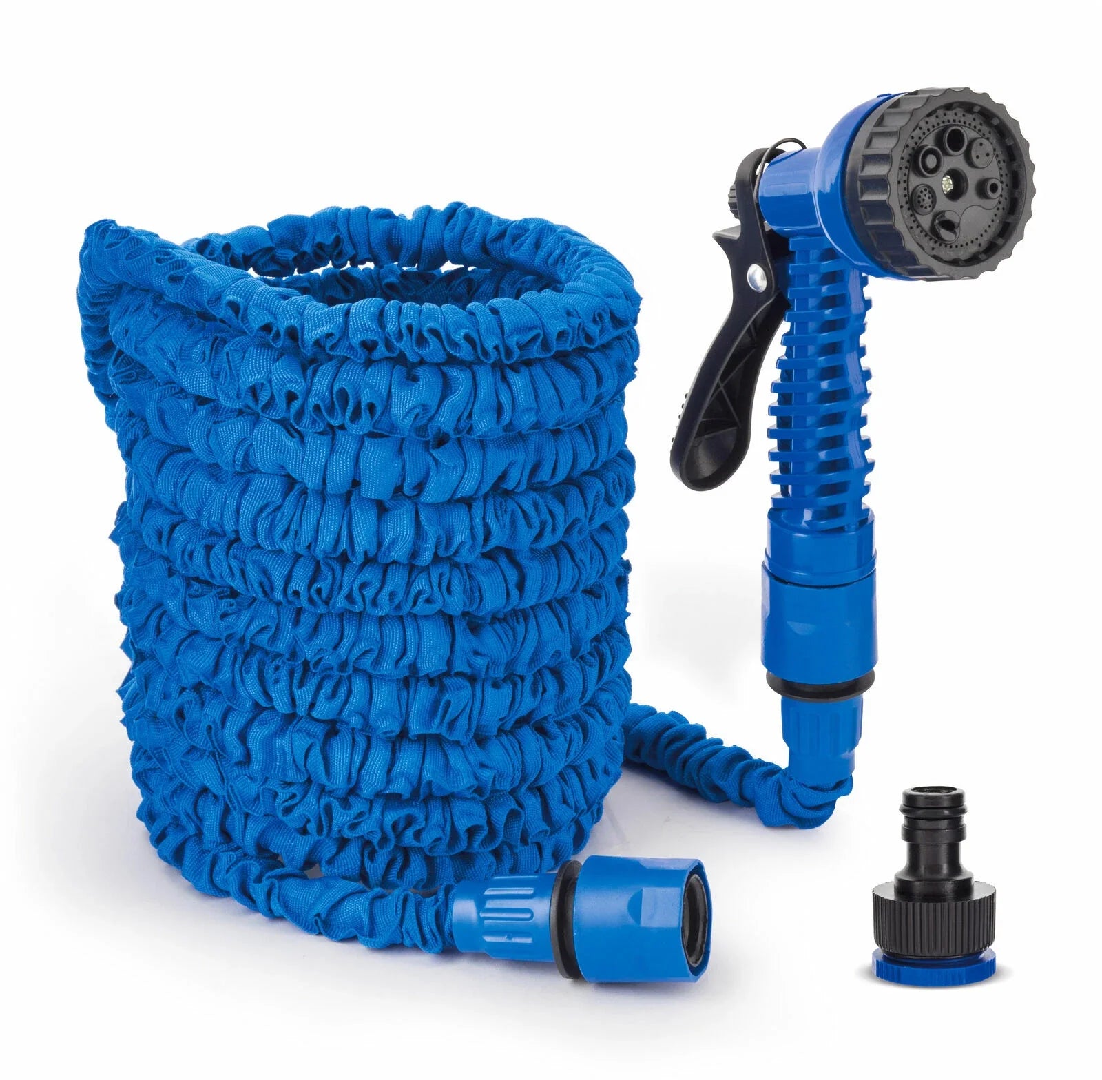 50FT Expandable Garden Hose 7-Function Spray Gun, Anti-Kink, Lightweight